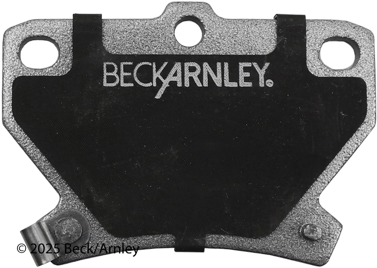 Beck/Arnley 085-6636 2005-2006 Toyota Corolla Disc Brake Pad Set