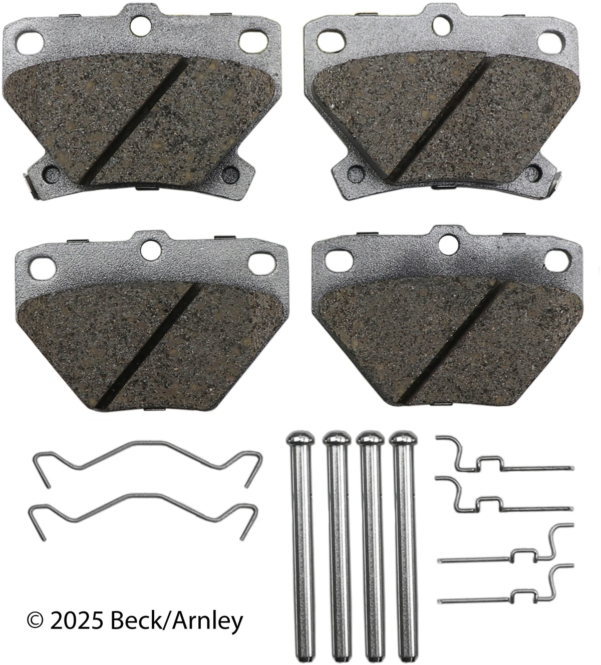 Beck/Arnley 085-6636 2005-2006 Toyota Corolla Disc Brake Pad Set