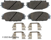 Beck/Arnley 085-6639 2006-2011 Honda Civic Disc Brake Pad Set