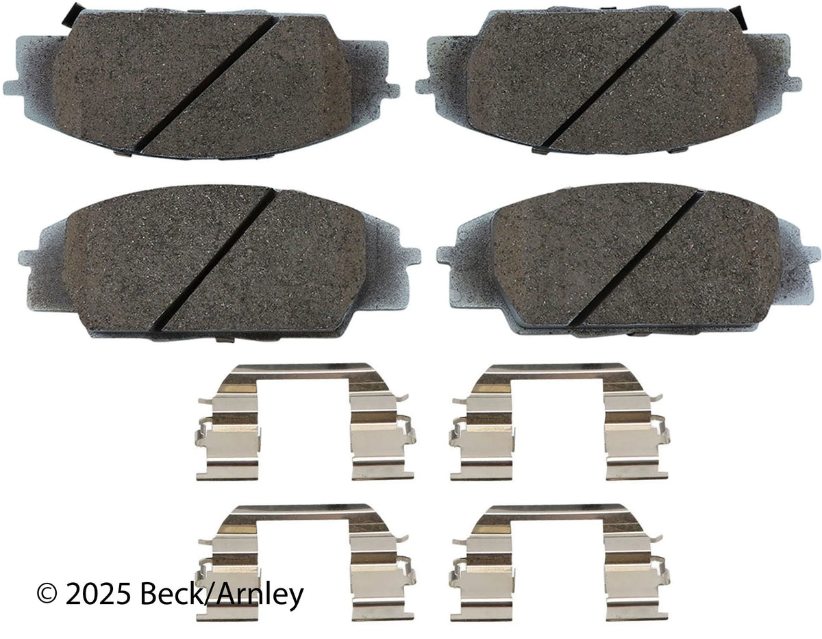 Beck/Arnley 085-6639 2006-2011 Honda Civic Disc Brake Pad Set