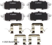 Beck/Arnley 085-6640 2007-2019 Nissan Sentra Disc Brake Pad Set