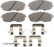 Beck/Arnley 085-6640 2007-2019 Nissan Sentra Disc Brake Pad Set