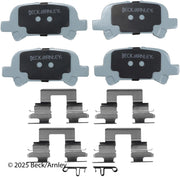 Beck/Arnley 085-6647 2003-2008 Toyota Solara Disc Brake Pad Set