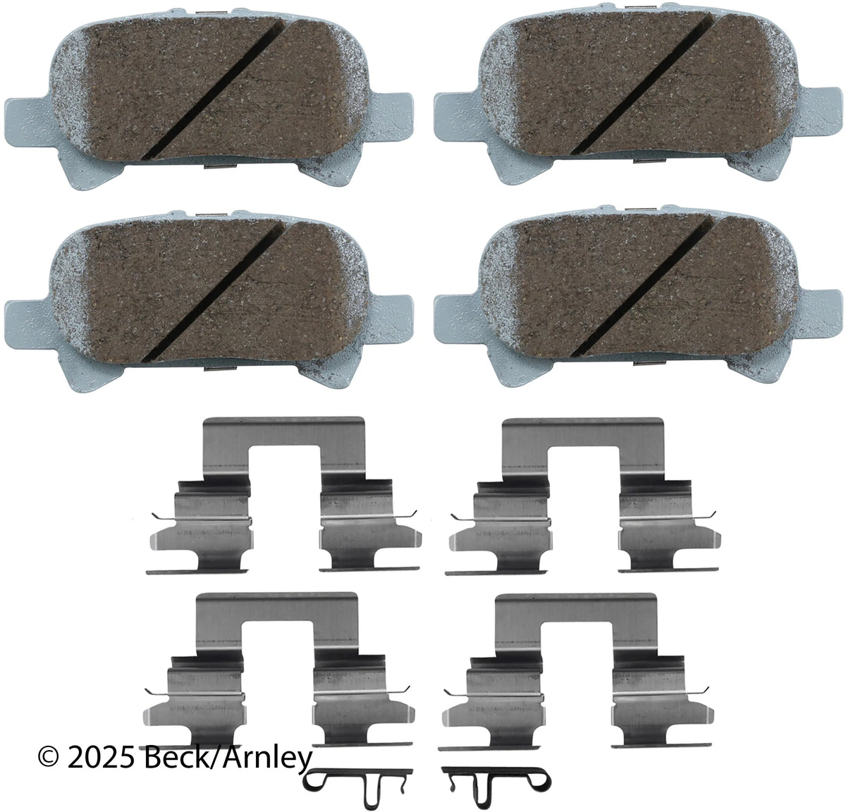 Beck/Arnley 085-6647 2003-2008 Toyota Solara Disc Brake Pad Set
