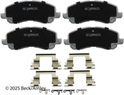 Beck/Arnley 085-6656 2011-2024 Mitsubishi Outlander Sport Disc Brake Pad Set