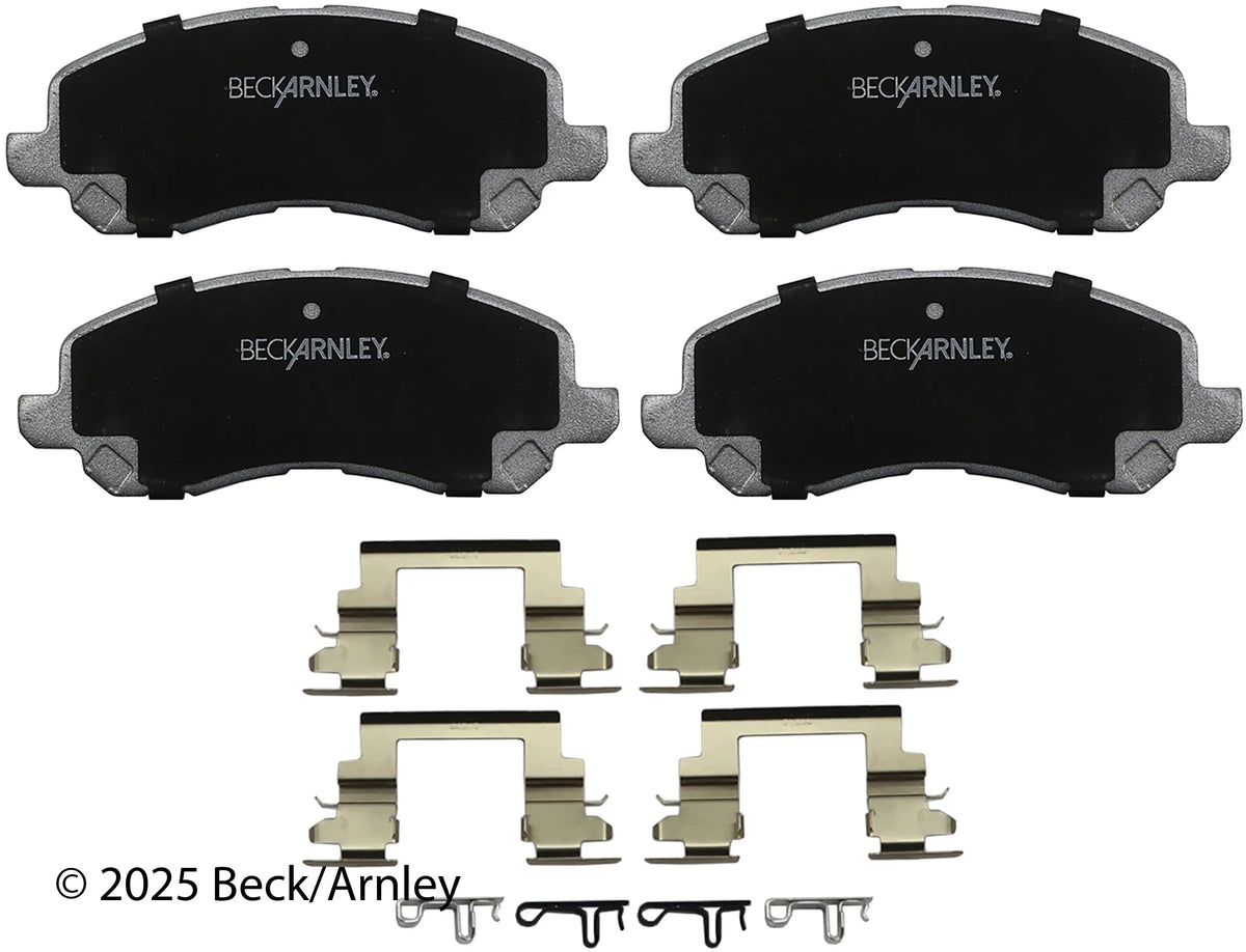 Beck/Arnley 085-6656 2011-2024 Mitsubishi Outlander Sport Disc Brake Pad Set
