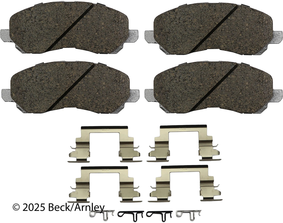Beck/Arnley 085-6656 2011-2024 Mitsubishi Outlander Sport Disc Brake Pad Set