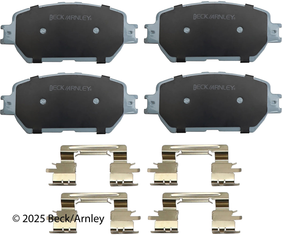 Beck/Arnley 085-6657 2002-2006 Toyota Camry Disc Brake Pad Set