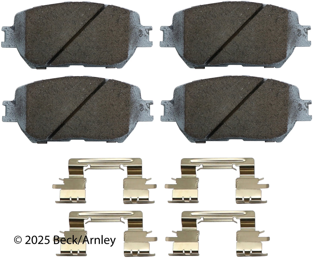 Beck/Arnley 085-6657 2002-2006 Toyota Camry Disc Brake Pad Set