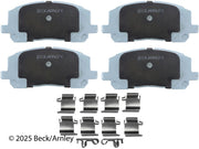 Beck/Arnley 085-6658 2001-2007 Toyota Highlander Disc Brake Pad Set
