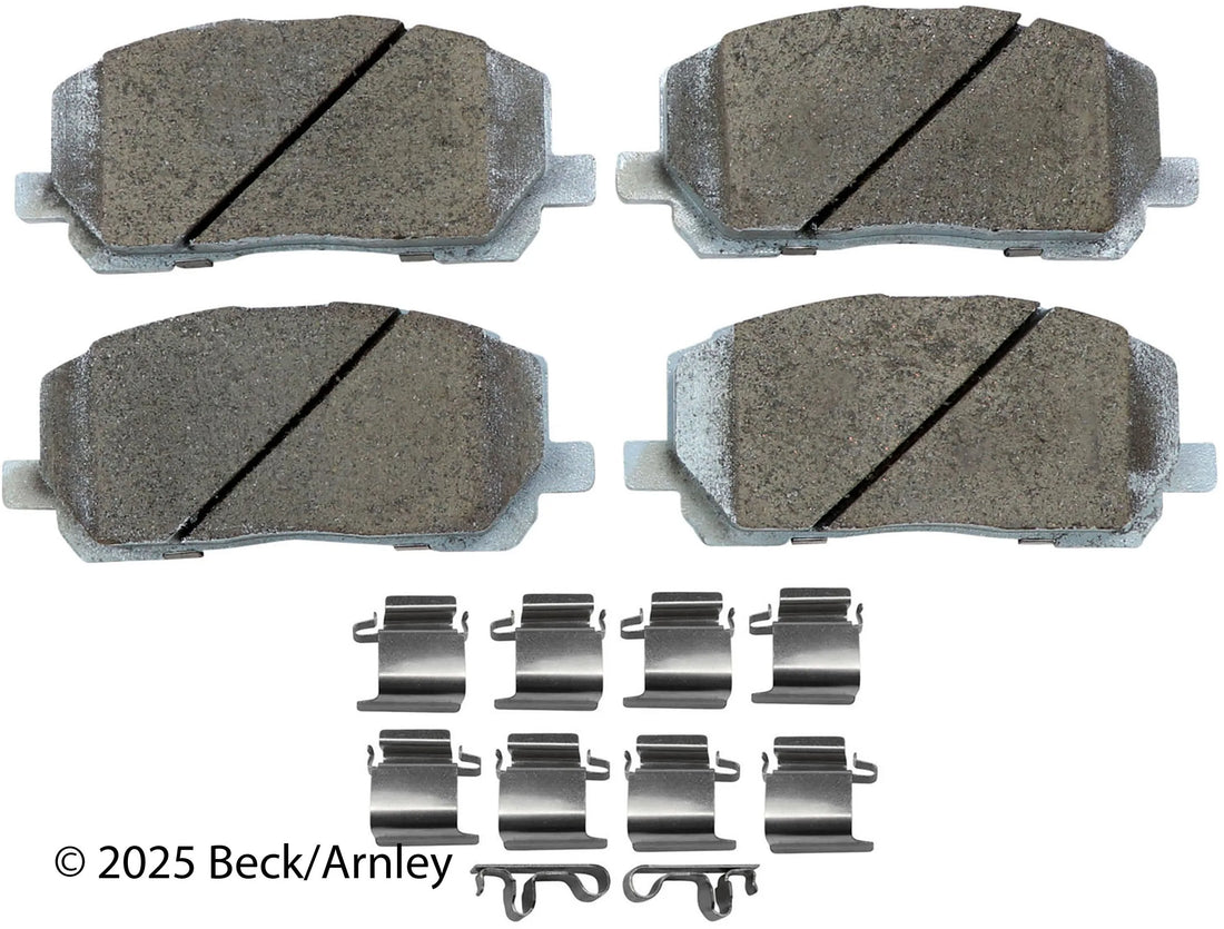 Beck/Arnley 085-6658 2001-2007 Toyota Highlander Disc Brake Pad Set