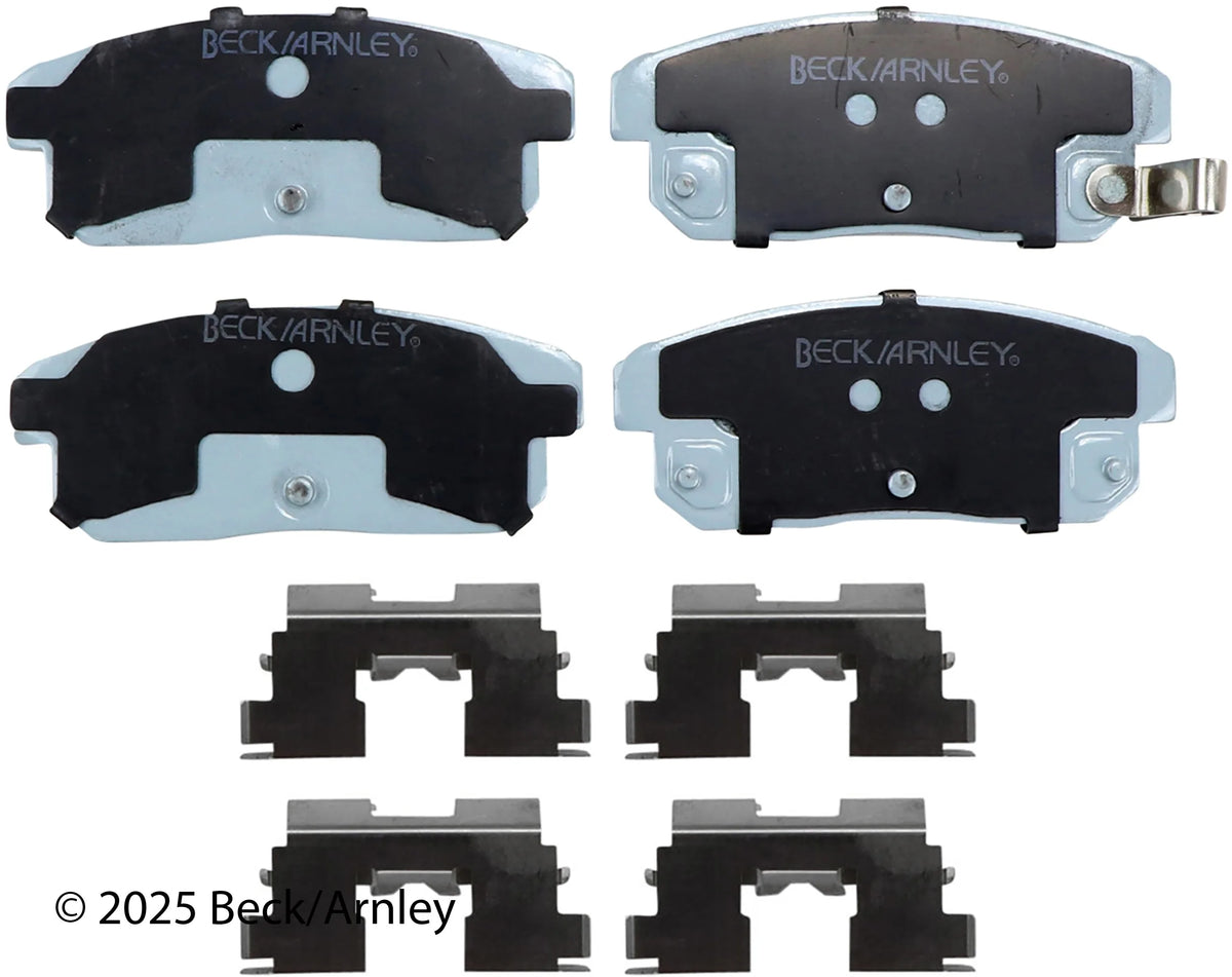 Beck/Arnley 085-6663 2002-2006 Nissan Sentra Disc Brake Pad Set