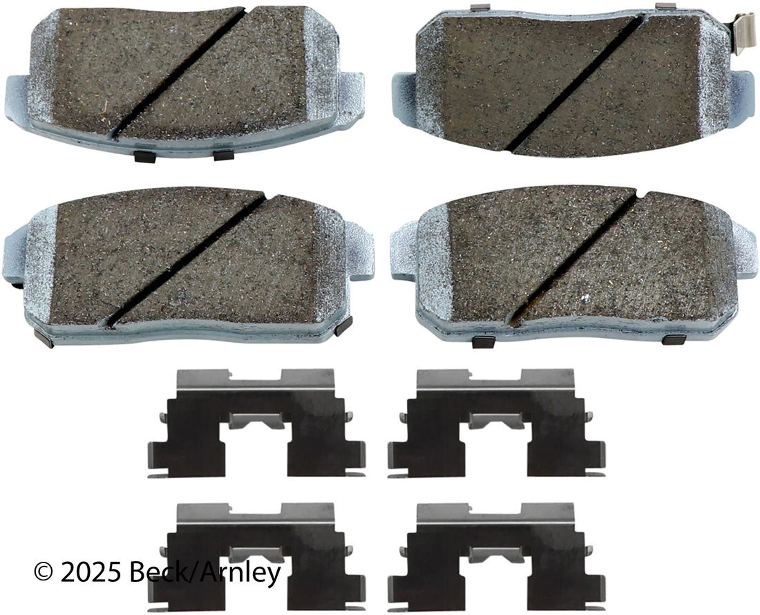 Beck/Arnley 085-6663 2002-2006 Nissan Sentra Disc Brake Pad Set