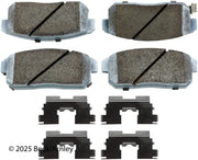 Beck/Arnley 085-6663 2002-2006 Nissan Sentra Disc Brake Pad Set
