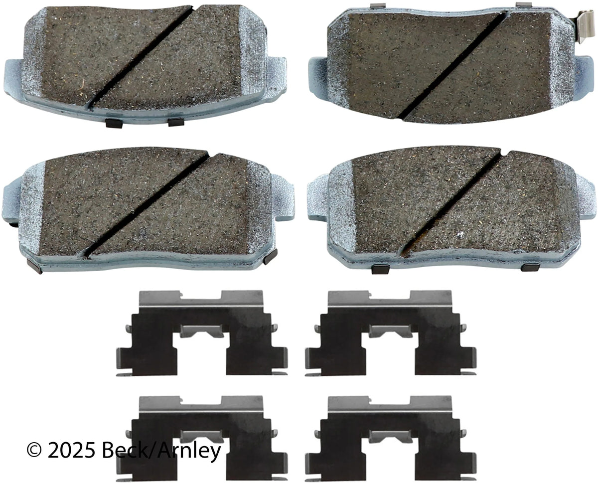 Beck/Arnley 085-6663 2002-2006 Nissan Sentra Disc Brake Pad Set