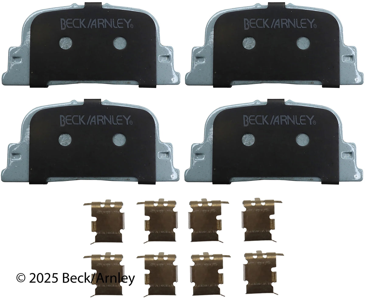 Beck/Arnley 085-6670 2005-2010 Scion tC Disc Brake Pad Set