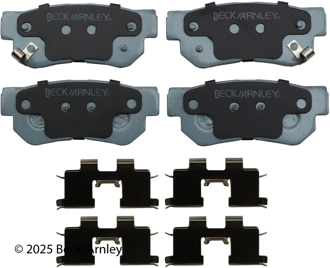 Beck/Arnley 085-6672 2007-2010 Hyundai Elantra Disc Brake Pad Set