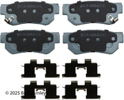 Beck/Arnley 085-6672 2007-2010 Hyundai Elantra Disc Brake Pad Set