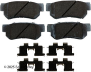 Beck/Arnley 085-6672 2007-2010 Hyundai Elantra Disc Brake Pad Set