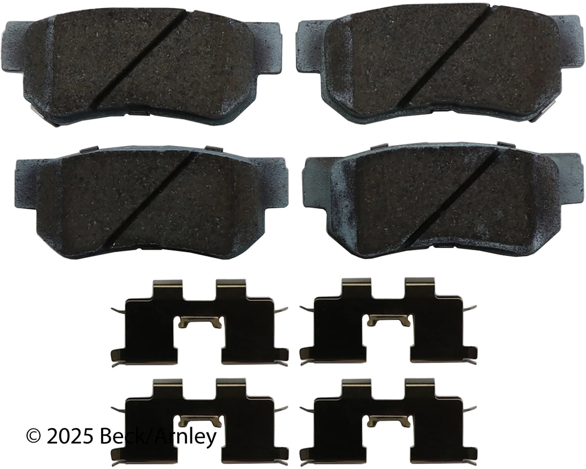 Beck/Arnley 085-6672 2007-2010 Hyundai Elantra Disc Brake Pad Set