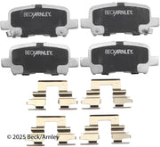 Beck/Arnley 085-6677 2003-2008 Honda Pilot Disc Brake Pad Set