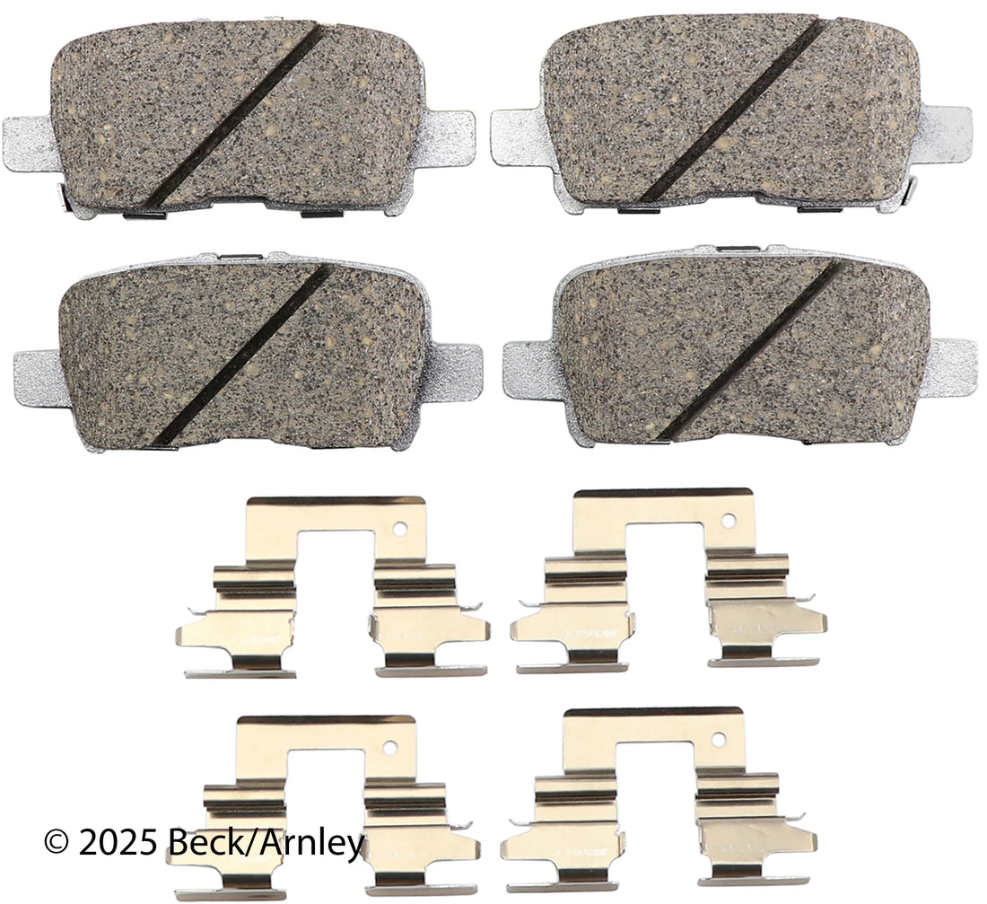 Beck/Arnley 085-6677 2003-2008 Honda Pilot Disc Brake Pad Set