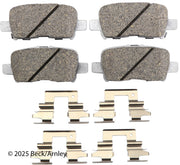 Beck/Arnley 085-6677 2003-2008 Honda Pilot Disc Brake Pad Set