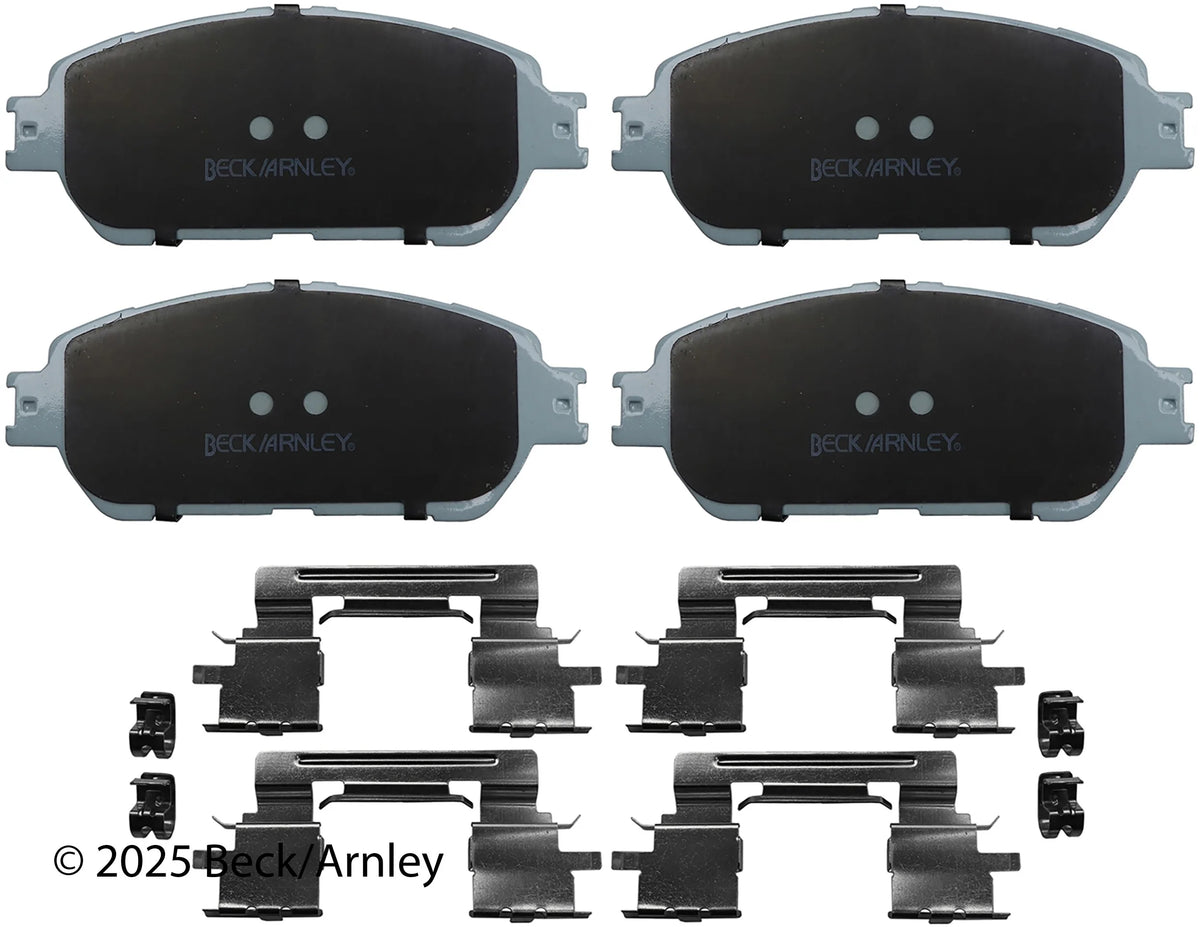 Beck/Arnley 085-6679 2005-2007 Toyota Avalon Disc Brake Pad Set
