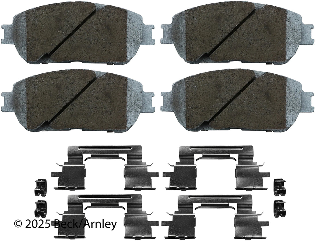 Beck/Arnley 085-6679 2005-2007 Toyota Avalon Disc Brake Pad Set