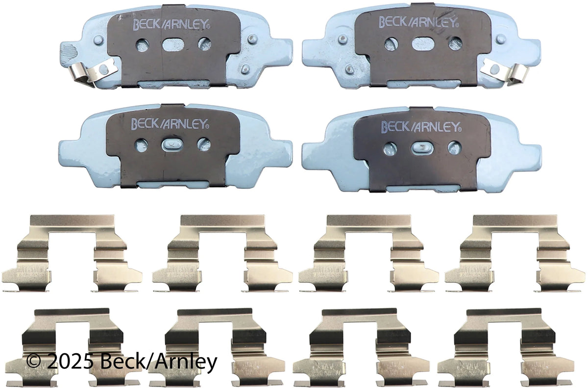 Beck/Arnley 085-6687 2014-2015 Nissan Rogue Select Disc Brake Pad Set