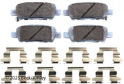 Beck/Arnley 085-6687 2014-2015 Nissan Rogue Select Disc Brake Pad Set