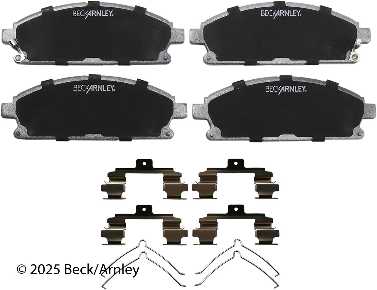 Beck/Arnley 085-6691 2003-2006 Acura MDX Disc Brake Pad Set