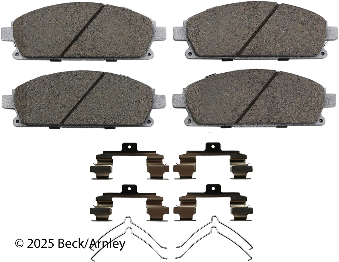 Beck/Arnley 085-6691 2003-2006 Acura MDX Disc Brake Pad Set