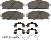 Beck/Arnley 085-6691 2003-2006 Acura MDX Disc Brake Pad Set