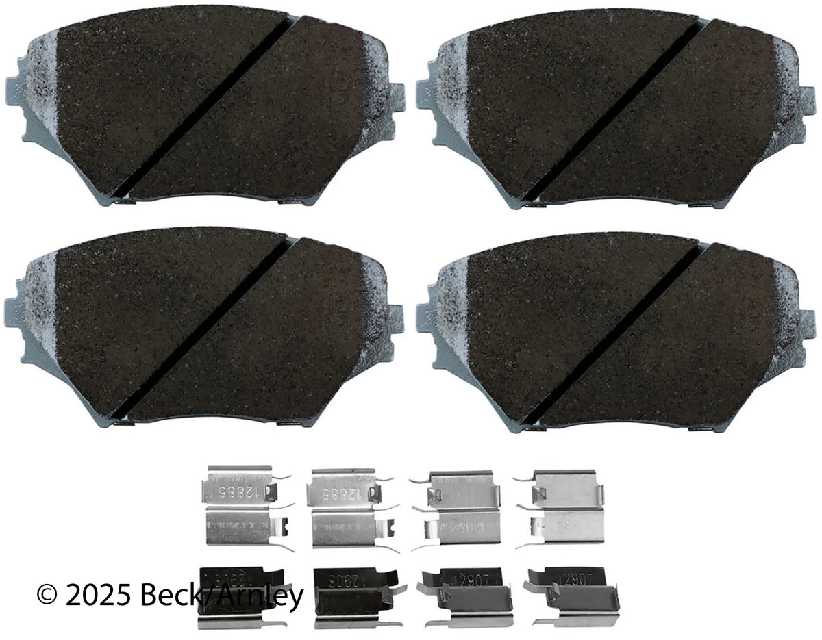 Beck/Arnley 085-6696 2001-2005 Toyota RAV4 Disc Brake Pad Set