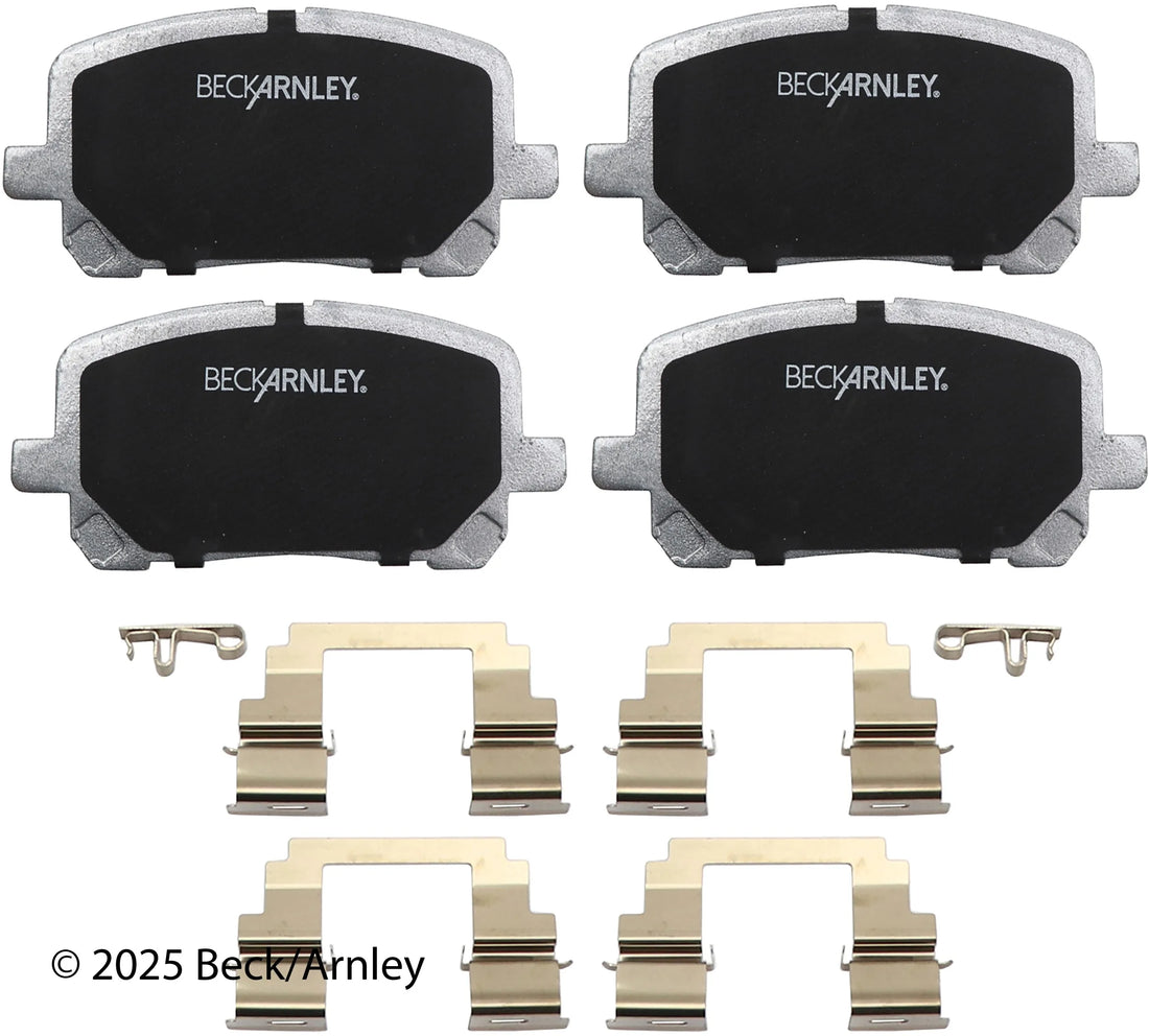 Beck/Arnley 085-6697 2003-2008 Toyota Corolla Disc Brake Pad Set