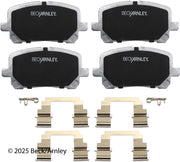 Beck/Arnley 085-6697 2003-2008 Toyota Corolla Disc Brake Pad Set