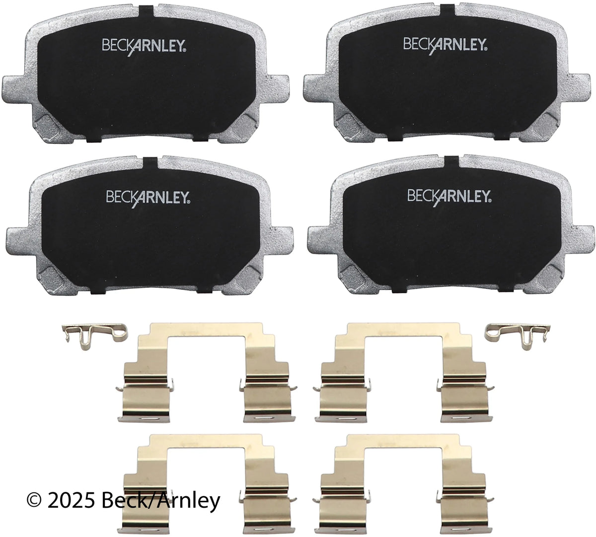 Beck/Arnley 085-6697 2003-2008 Toyota Corolla Disc Brake Pad Set