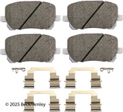 Beck/Arnley 085-6697 2003-2008 Toyota Corolla Disc Brake Pad Set