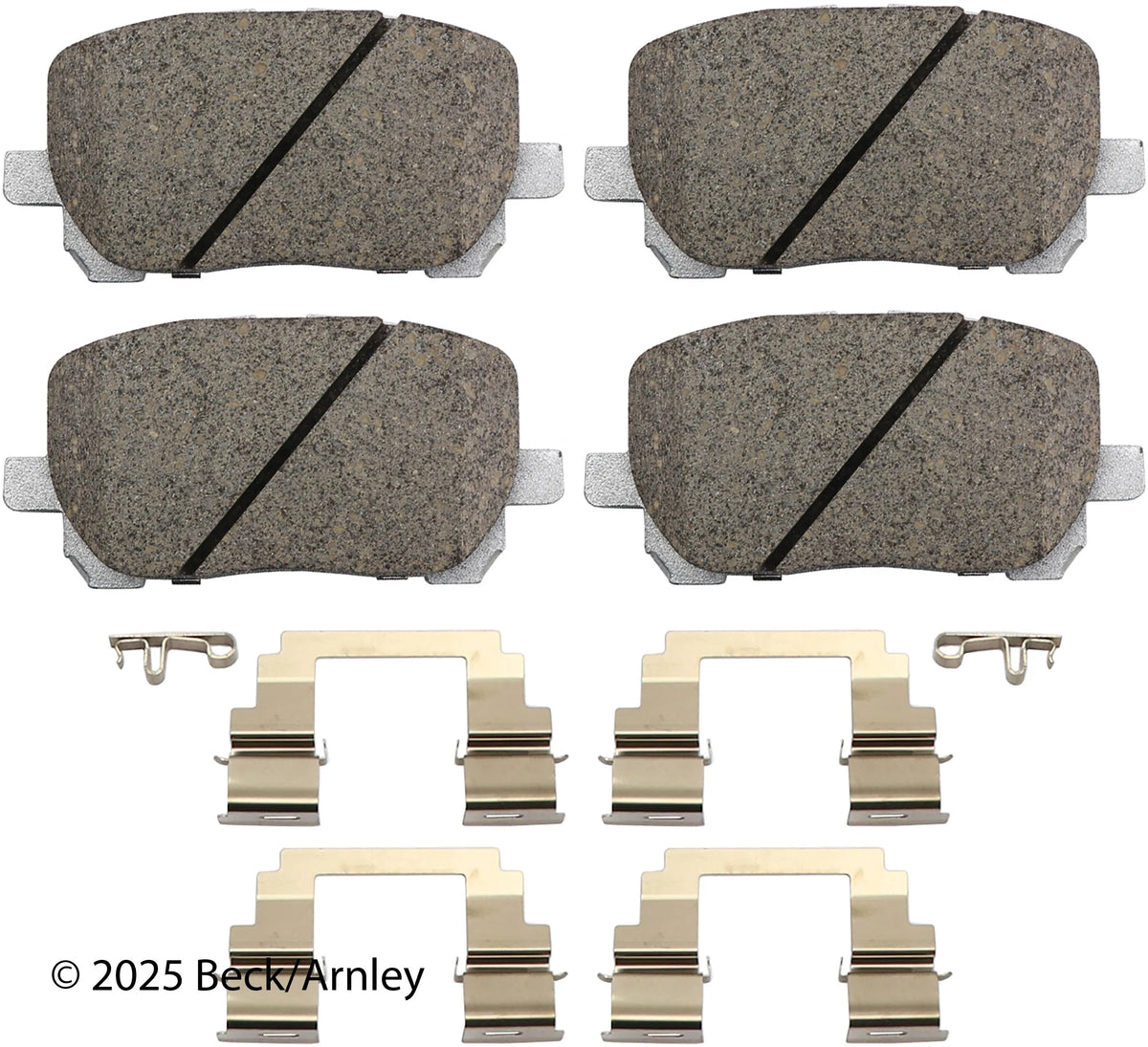 Beck/Arnley 085-6697 2003-2008 Toyota Corolla Disc Brake Pad Set