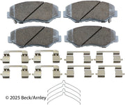 Beck/Arnley 085-6698 2002-2016 Honda CR-V Disc Brake Pad Set