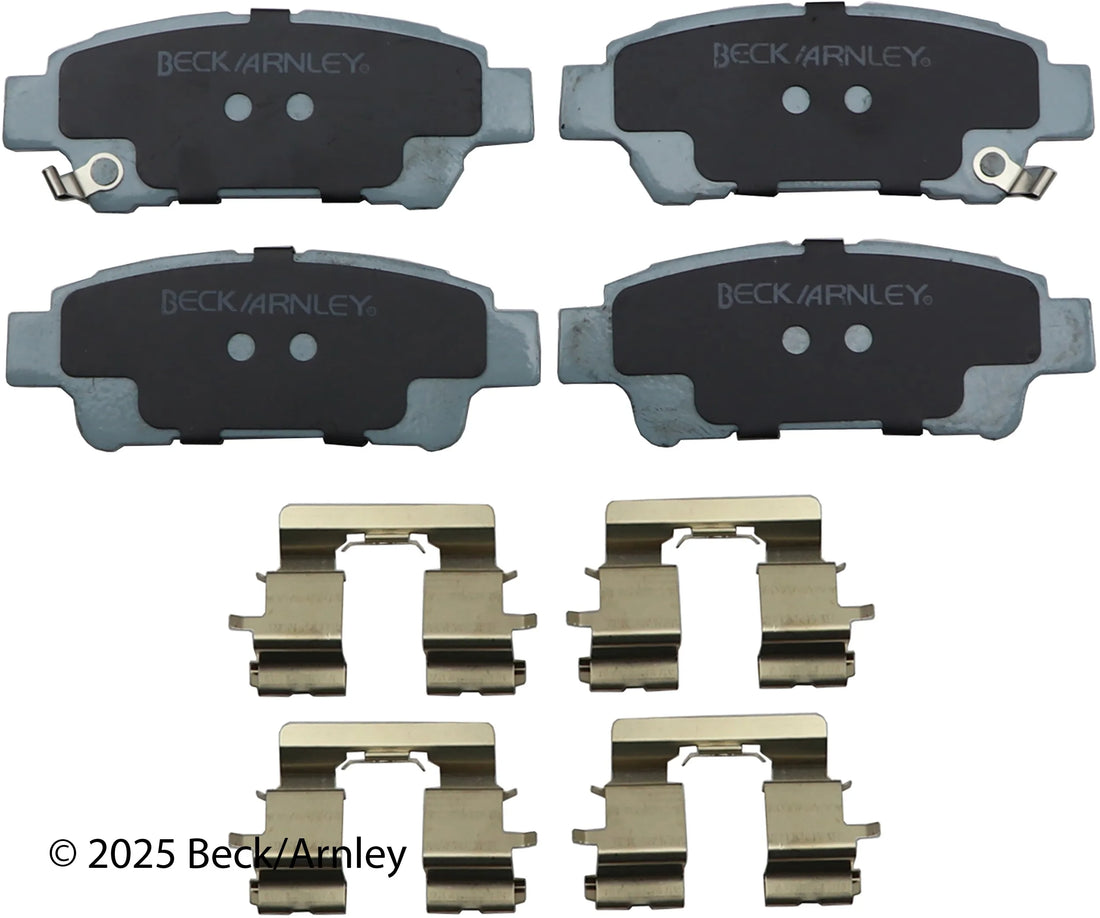 Beck/Arnley 085-6700 2004-2010 Toyota Sienna Disc Brake Pad Set