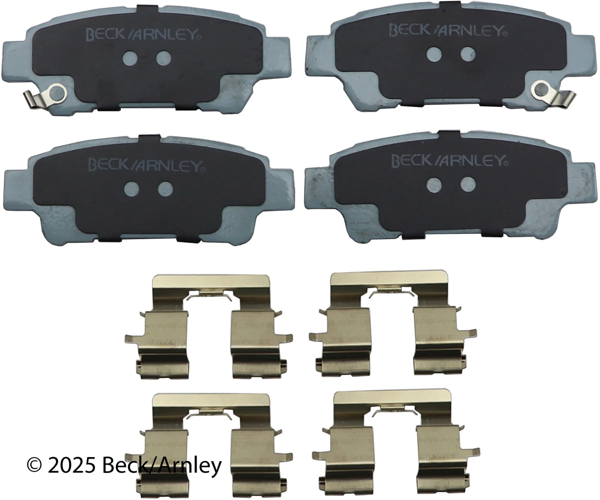 Beck/Arnley 085-6700 2004-2010 Toyota Sienna Disc Brake Pad Set