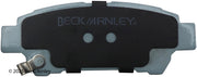 Beck/Arnley 085-6700 2004-2010 Toyota Sienna Disc Brake Pad Set