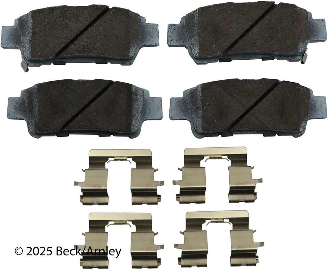 Beck/Arnley 085-6700 2004-2010 Toyota Sienna Disc Brake Pad Set