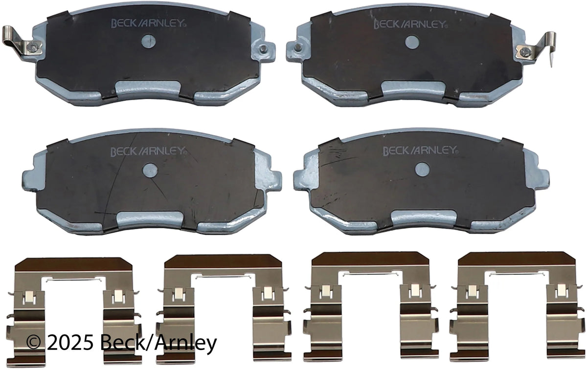 Beck/Arnley 085-6702 2003-2012 Subaru Legacy Disc Brake Pad Set