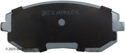 Beck/Arnley 085-6702 2003-2012 Subaru Legacy Disc Brake Pad Set