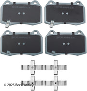 Beck/Arnley 085-6705 2003-2009 Nissan 350Z Disc Brake Pad Set