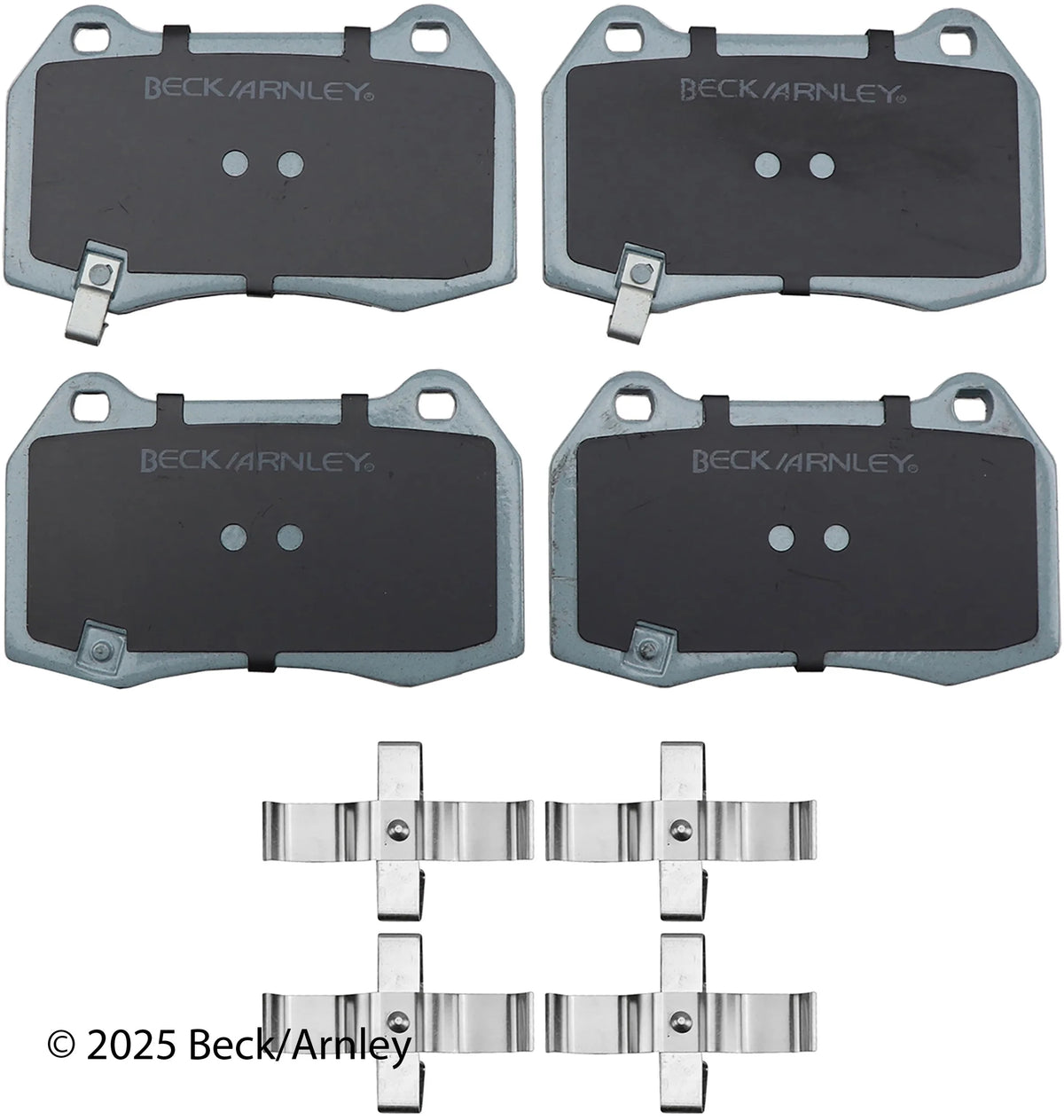 Beck/Arnley 085-6705 2003-2009 Nissan 350Z Disc Brake Pad Set
