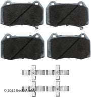 Beck/Arnley 085-6705 2003-2009 Nissan 350Z Disc Brake Pad Set